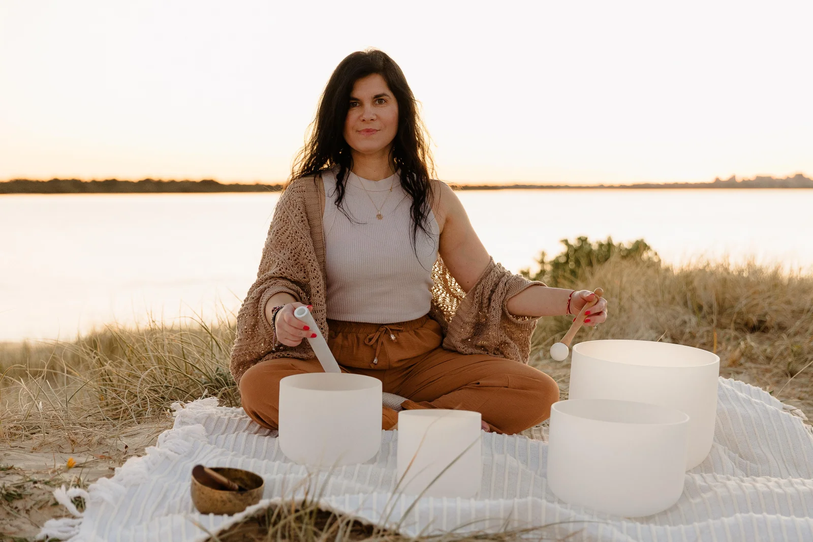 Sound healing session